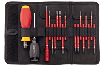 电工绝缘可变扭力带刻度螺丝起子18件套