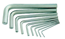 简易型公制内六方扳手组套