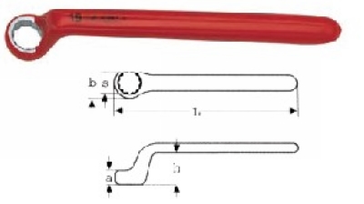 电工绝缘单头梅花扳手